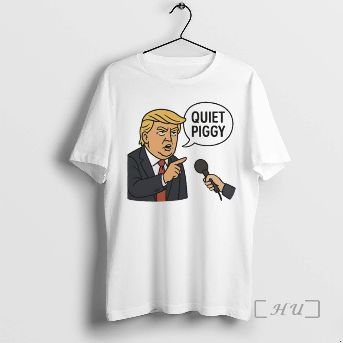 Officials Quiet Piggy Trump Meme Hoodie Vintage Apparel