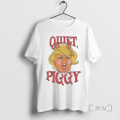 Officials Quiet Piggy Trump Rude Potus 25 47 Tee Vintage Art