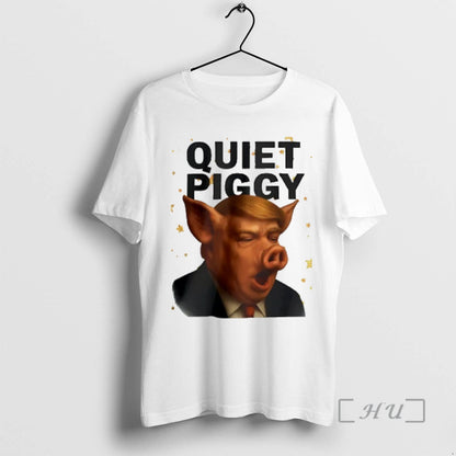 Officials Quiet Piggy Trump X Pig Head Meme Long Sleeve Authentic