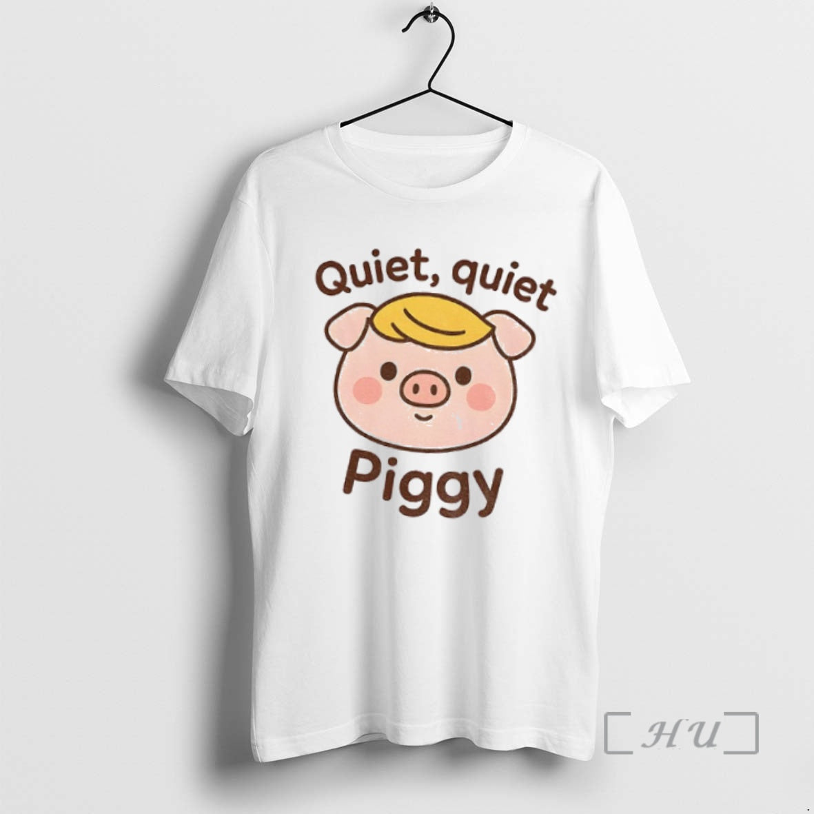 Officials Quiet Quiet Piggy Anti Trump Hoodie Designer Fashion