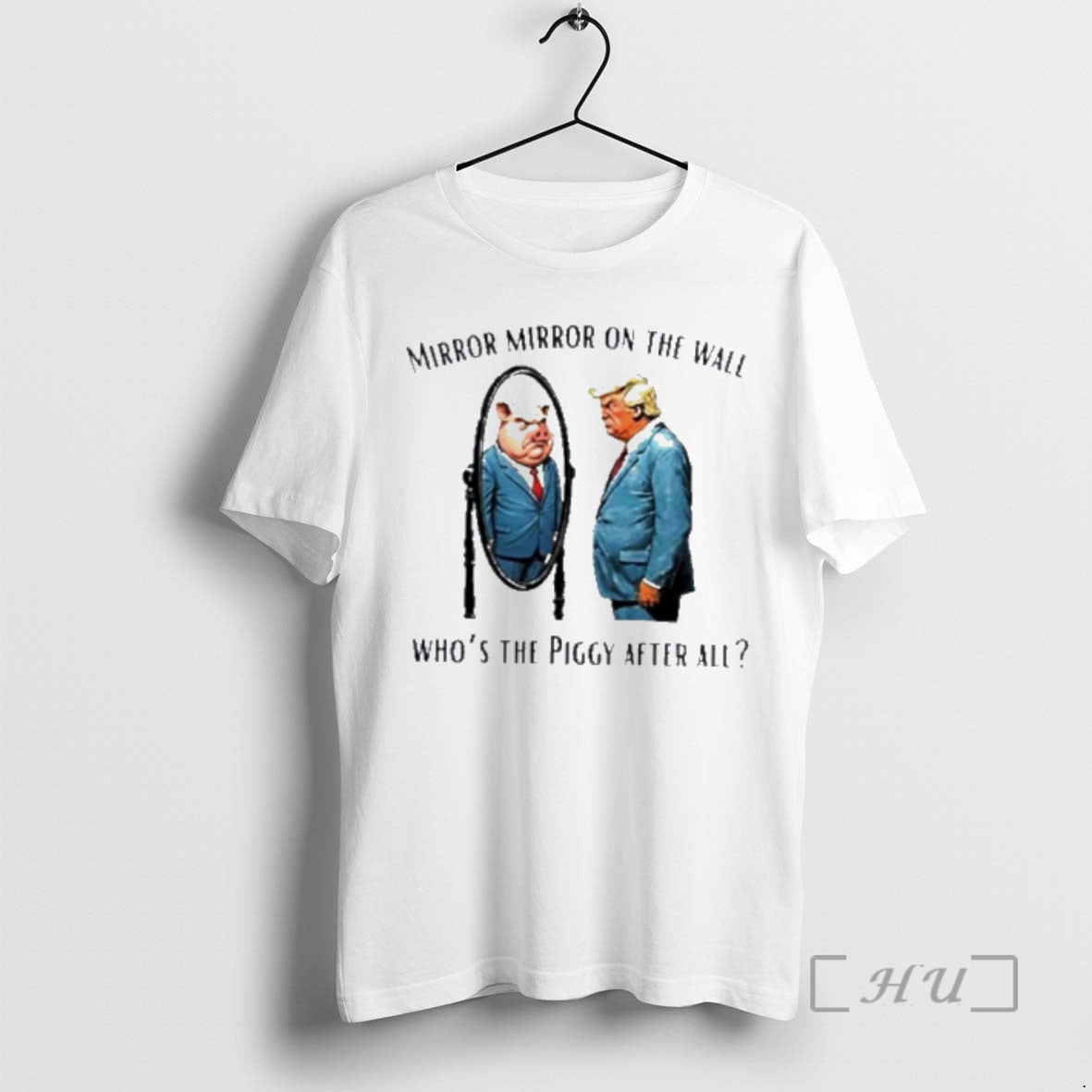 Officials Quiet Piggy Anti Trump Sarcastic Tee Authentic Art
