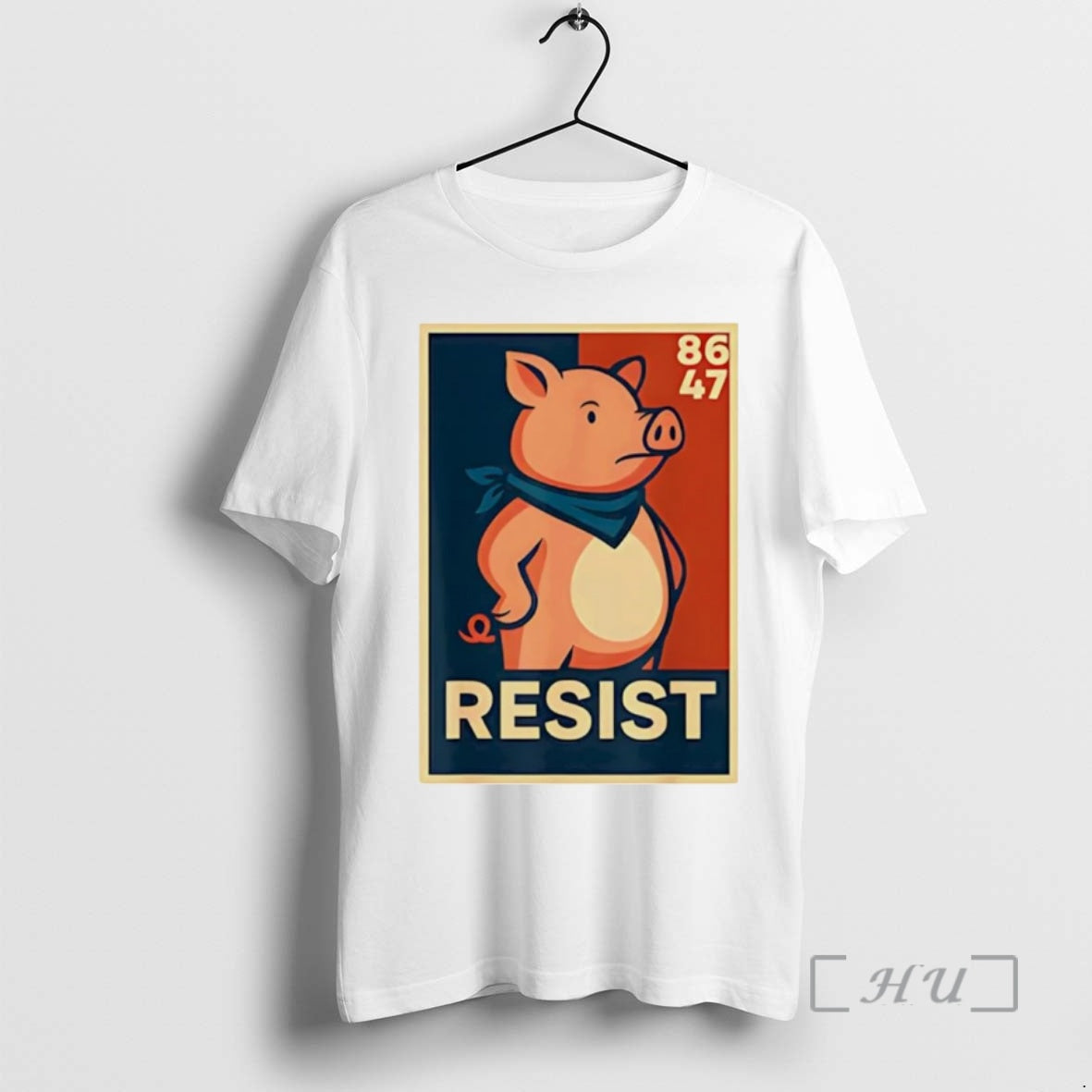 Officials Quiet Piggy Resist 86 47 Long Sleeve Designer Merch