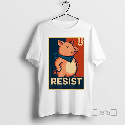 Officials Quiet Piggy Resist 86 47 Long Sleeve Designer Merch