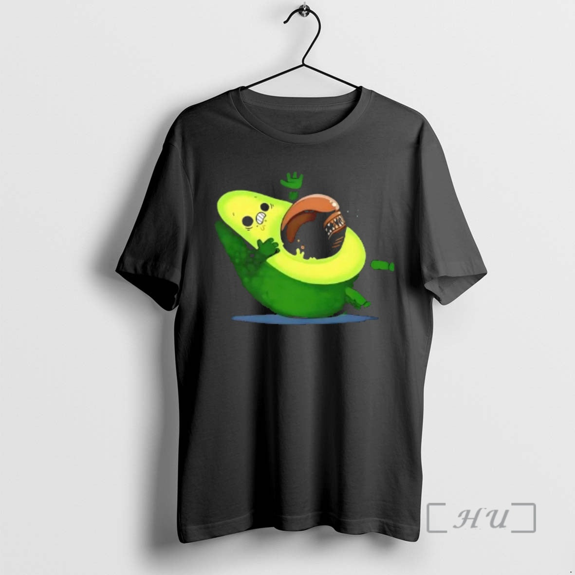 Quirky Alien Avocado Sweatshirt Modern Art
