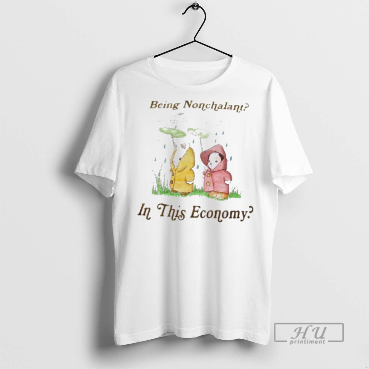 Officials Rabbit And Dog Being Nonchalant This Economy T Shirts