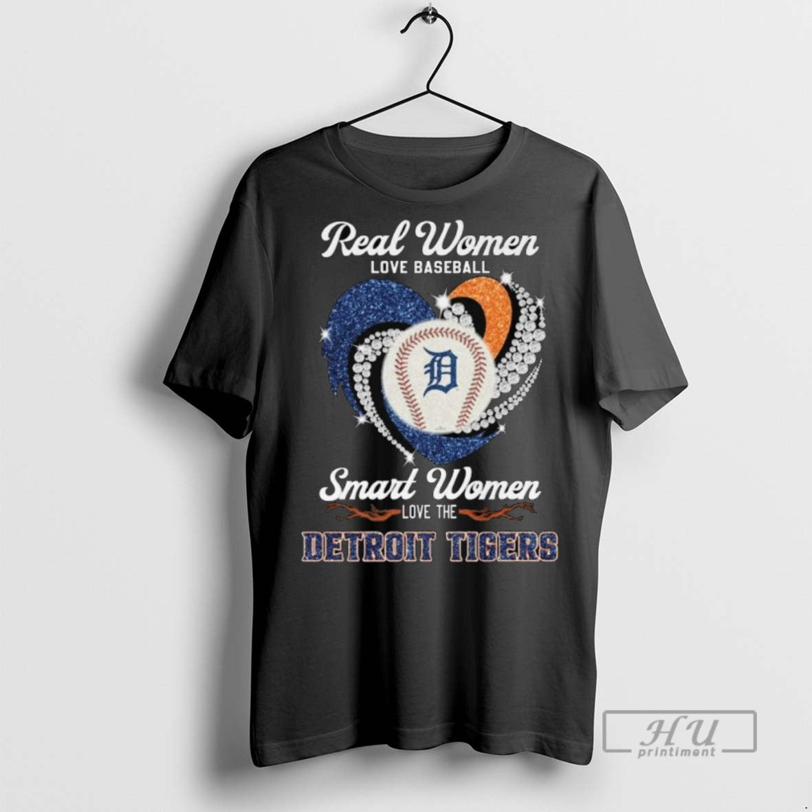 Officials Real Love Baseball Smart Love Detroit Tigers Diamond Heart
