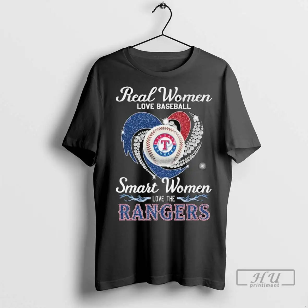 Officials Real Love Baseball Smart Love Texas Rangers Diamond Heart