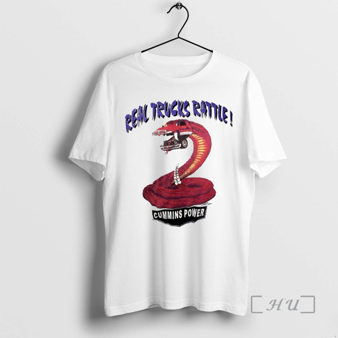 Officials Real Truck Rattle Cummins Power TShirt Retro Collection