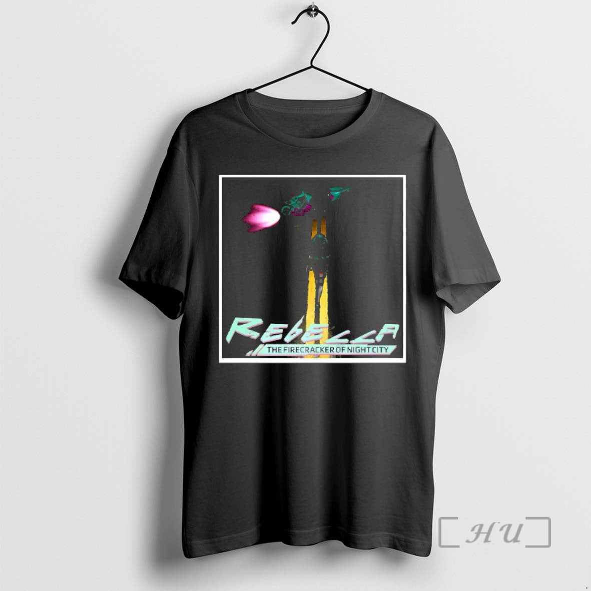 Officials Rebella Firecracker Night City TShirt Elegant Art