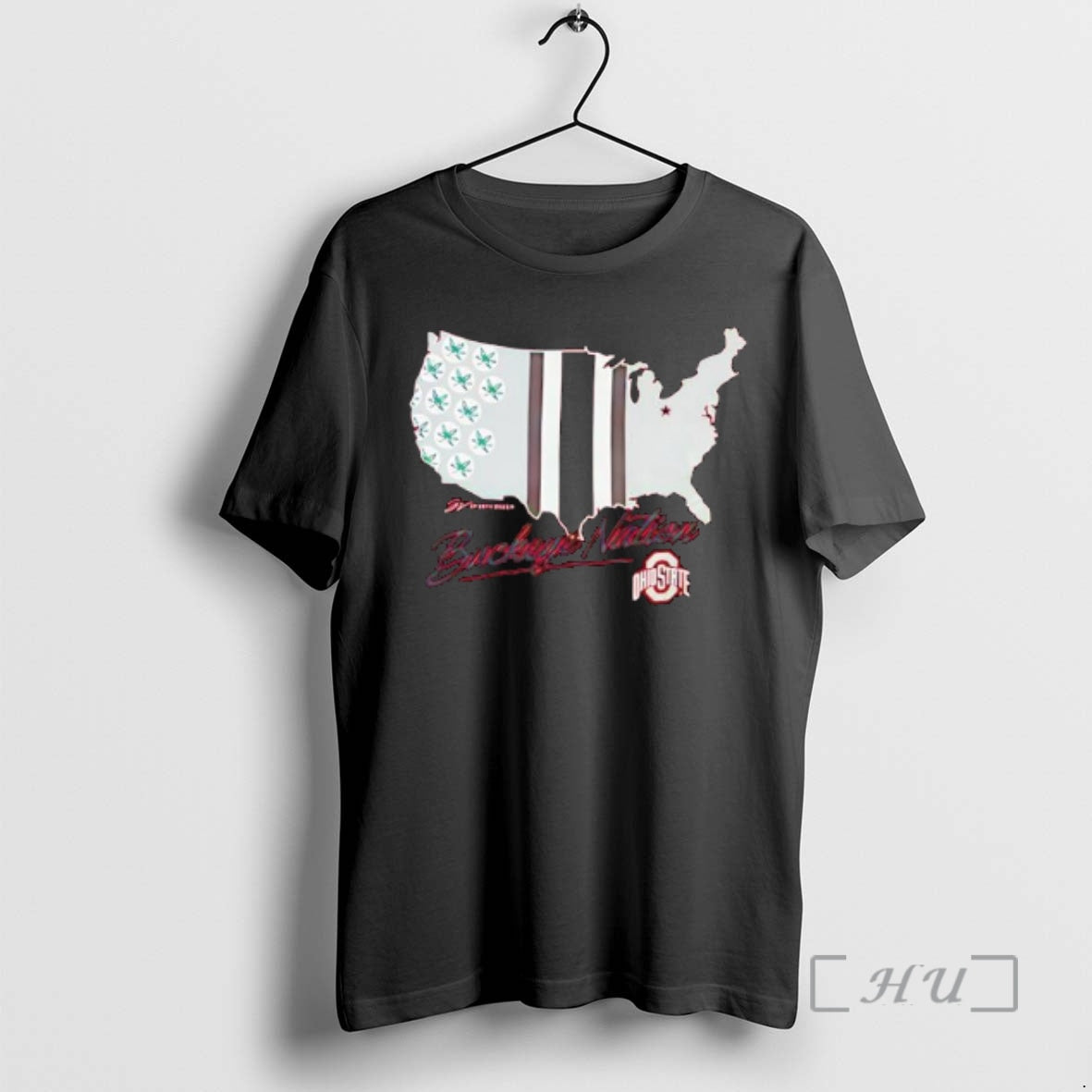 Officials Red Ohio State Buckeye Nation TShirt Premium Style