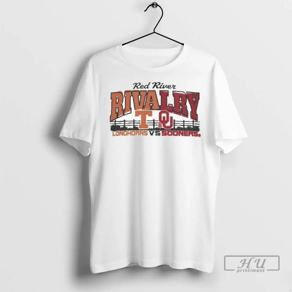 Officials Red River Rivalry 2025 Longhorn Vs Sooners T Shirts