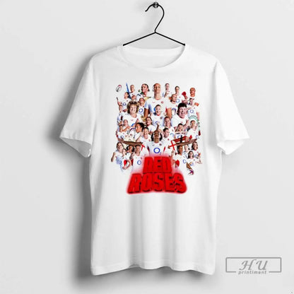 Officials Red Roses Womens Rugby World Cup 2025 Champions T Shirts
