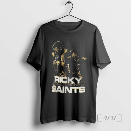 Officials Ricky Saints Absolute Gold Photo Circle Black Sweatshirt