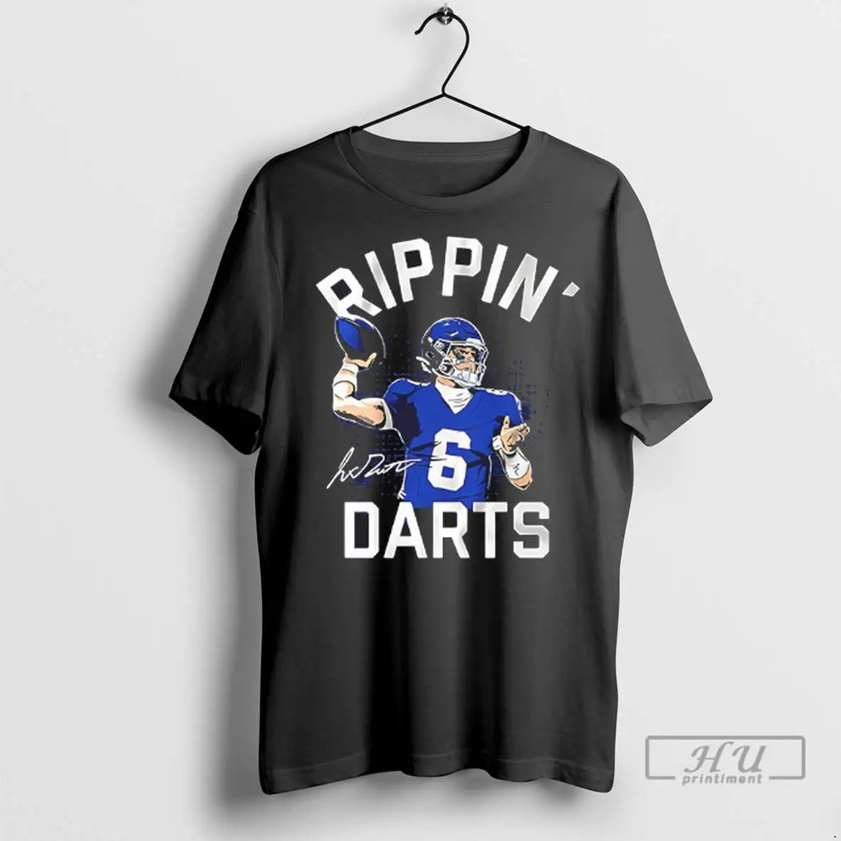 Officials Rippin Darts Jaxson Dart New York Giants Football Signature