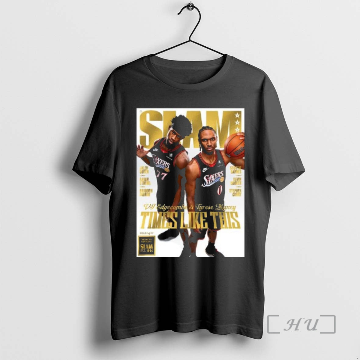 Slam Tyrese Maxey And Vj Edgecombe Tee Authentic Collection
