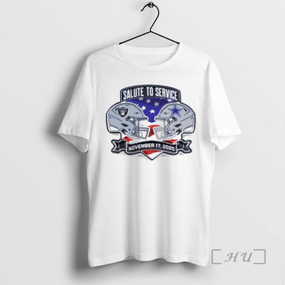 Officials Salute To Service Cowboys Vs Raiders Nov 17 2025 Hoodie