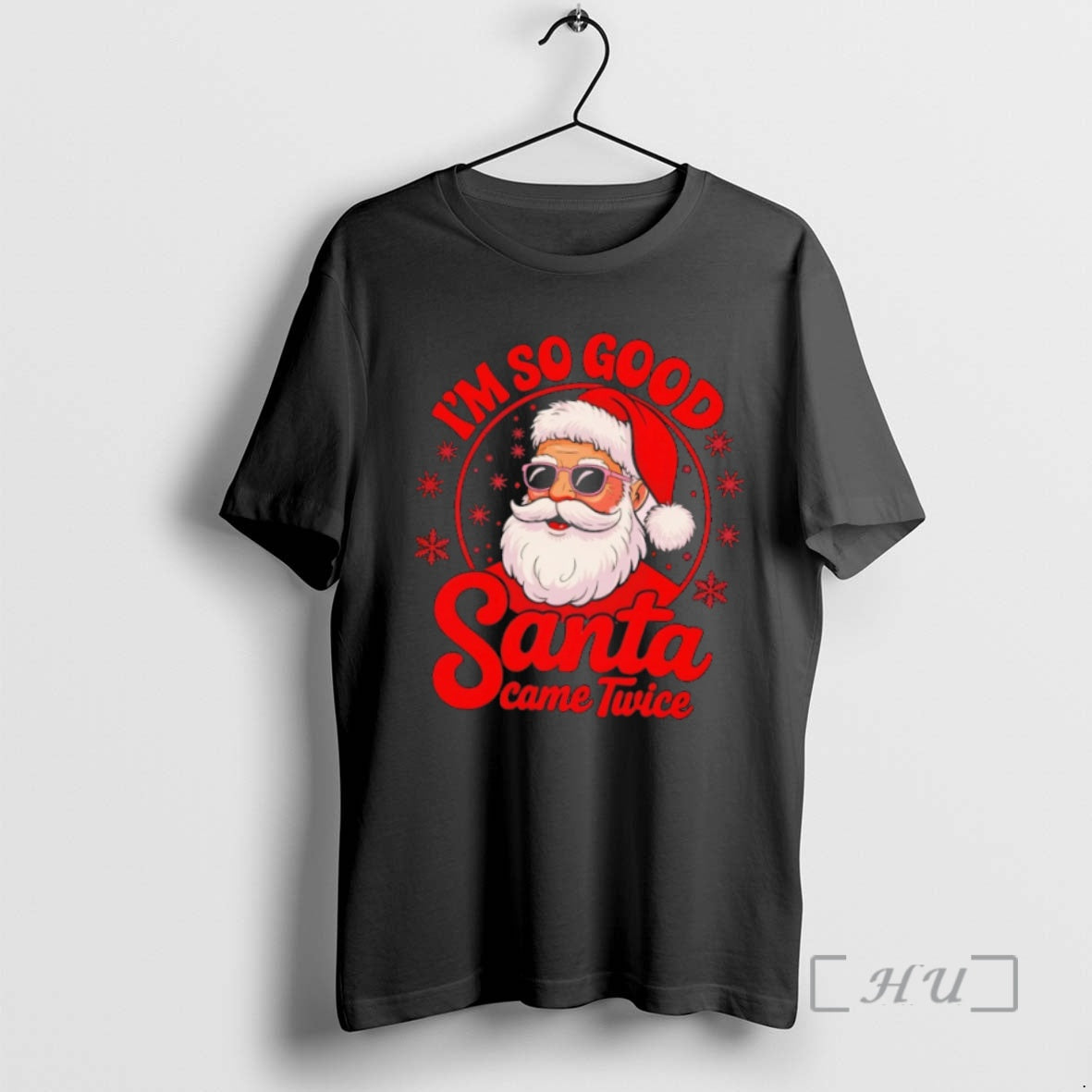 Officials Santa Claus Im So Good Santa Came Twice Cartoon Shirt Retro
