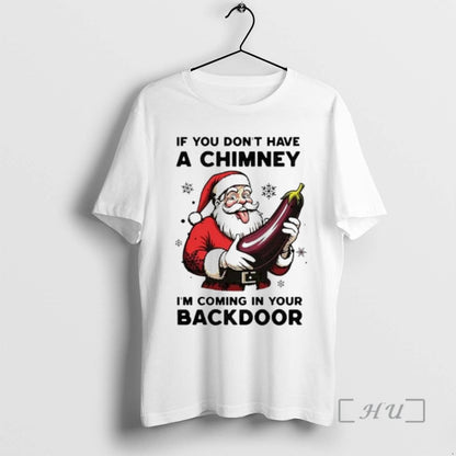 Officials Santa Chimney Im Coming Your Backdoor Ornaments TShirt