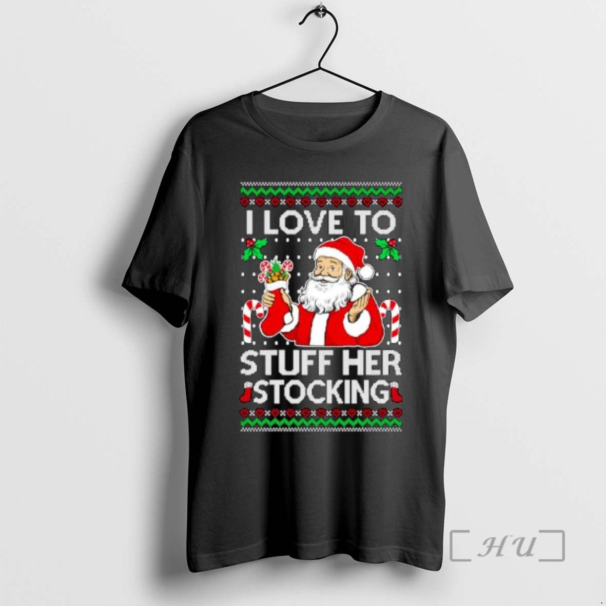 Officials Santa Claus I Love To Stuff Her Stocking Ugly Ornaments