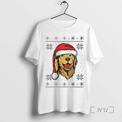 Officials Santa Dog Ugly Shirt Retro Art