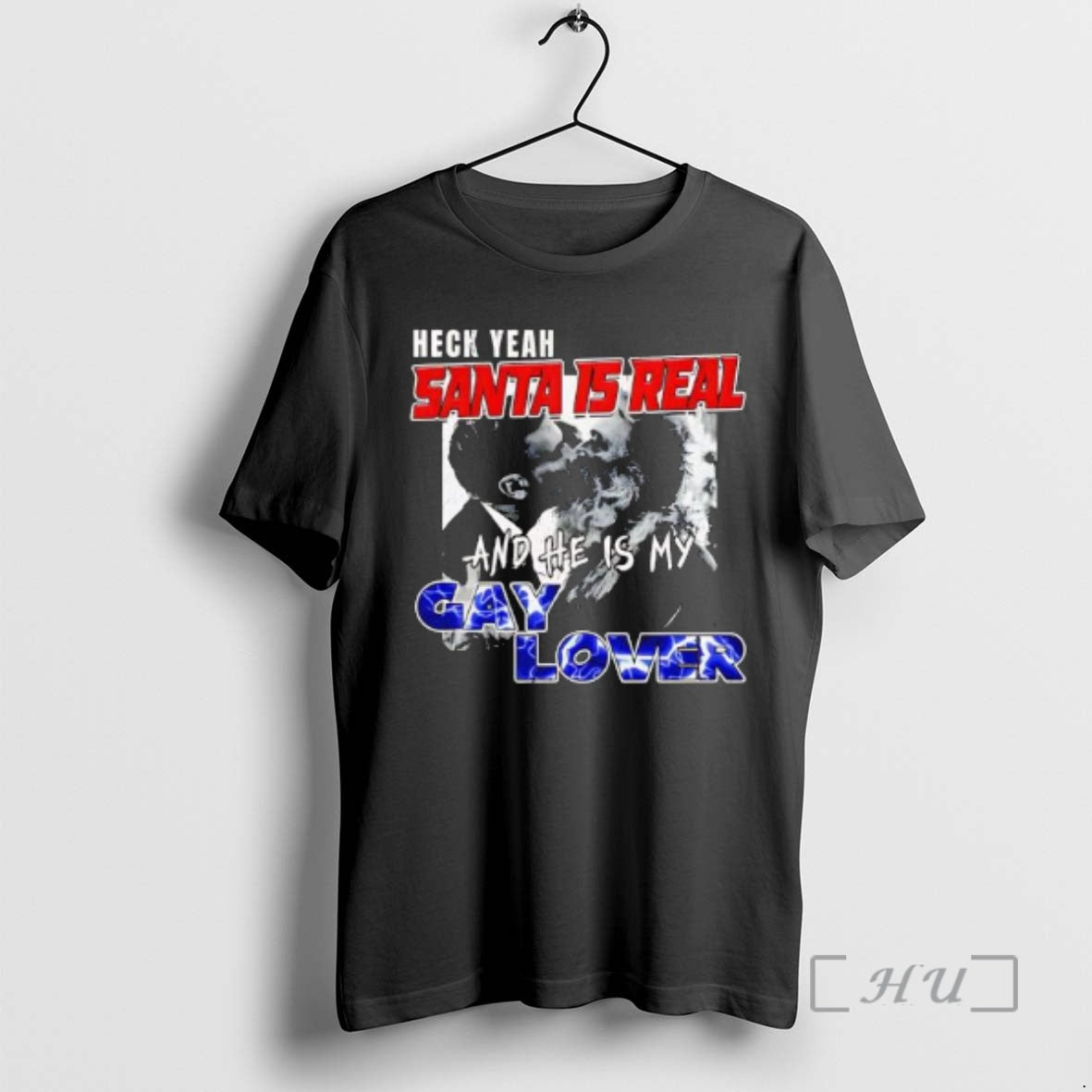 Officials Santa Is Real And Hes My Gay Sweatshirt Trendy Art