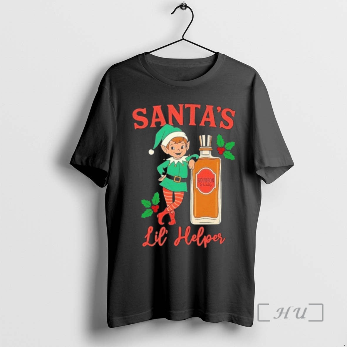 Officials Santas Lil Helper Bourbon Hoodie Designer Outfit