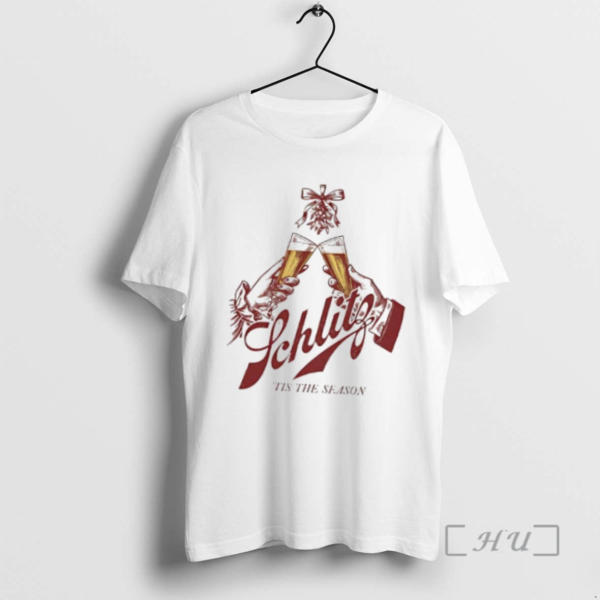 Officials Schlitz Holiday Cheer Tis Season TShirt Trendy Style
