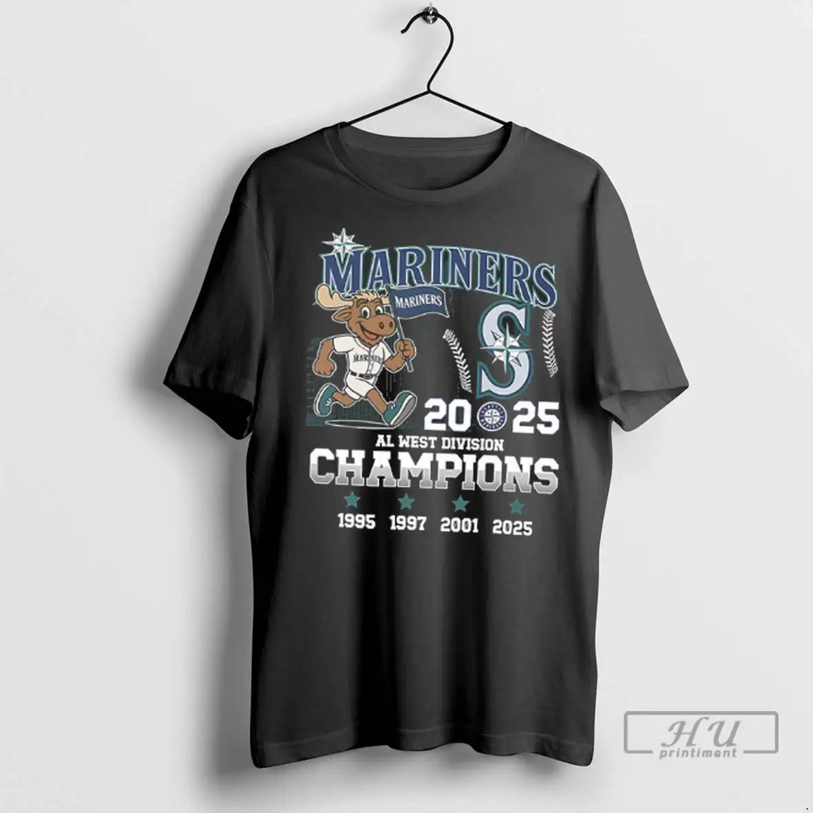 Officials Seattle Mariners 2025 Al West Division Champions Mascot 2