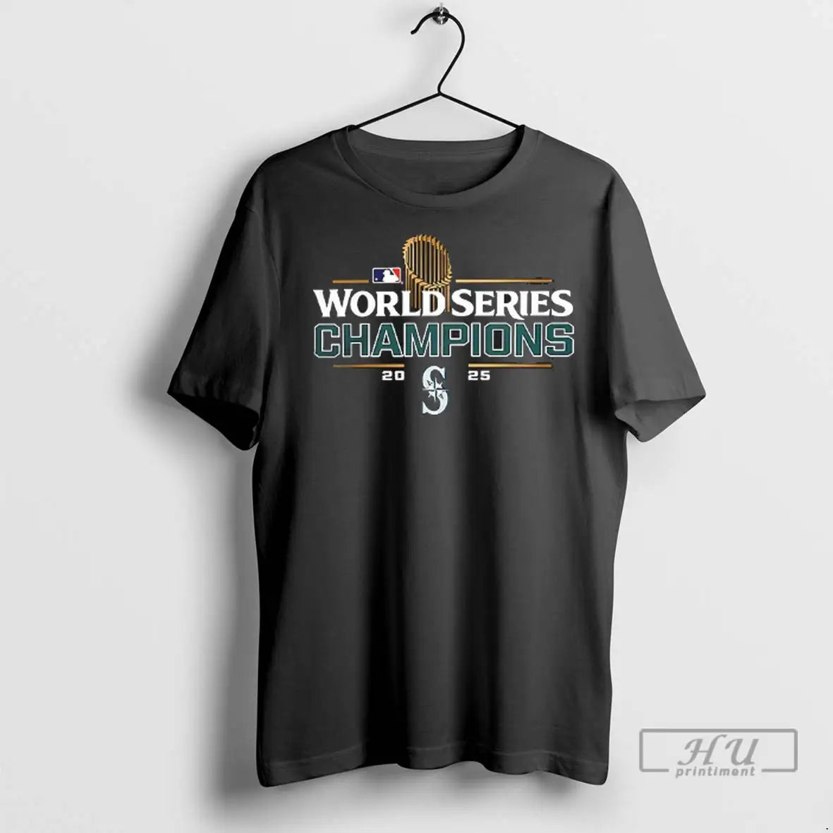 Officials Seattle Mariners 2025 World Series Champions Mlb Trophy T
