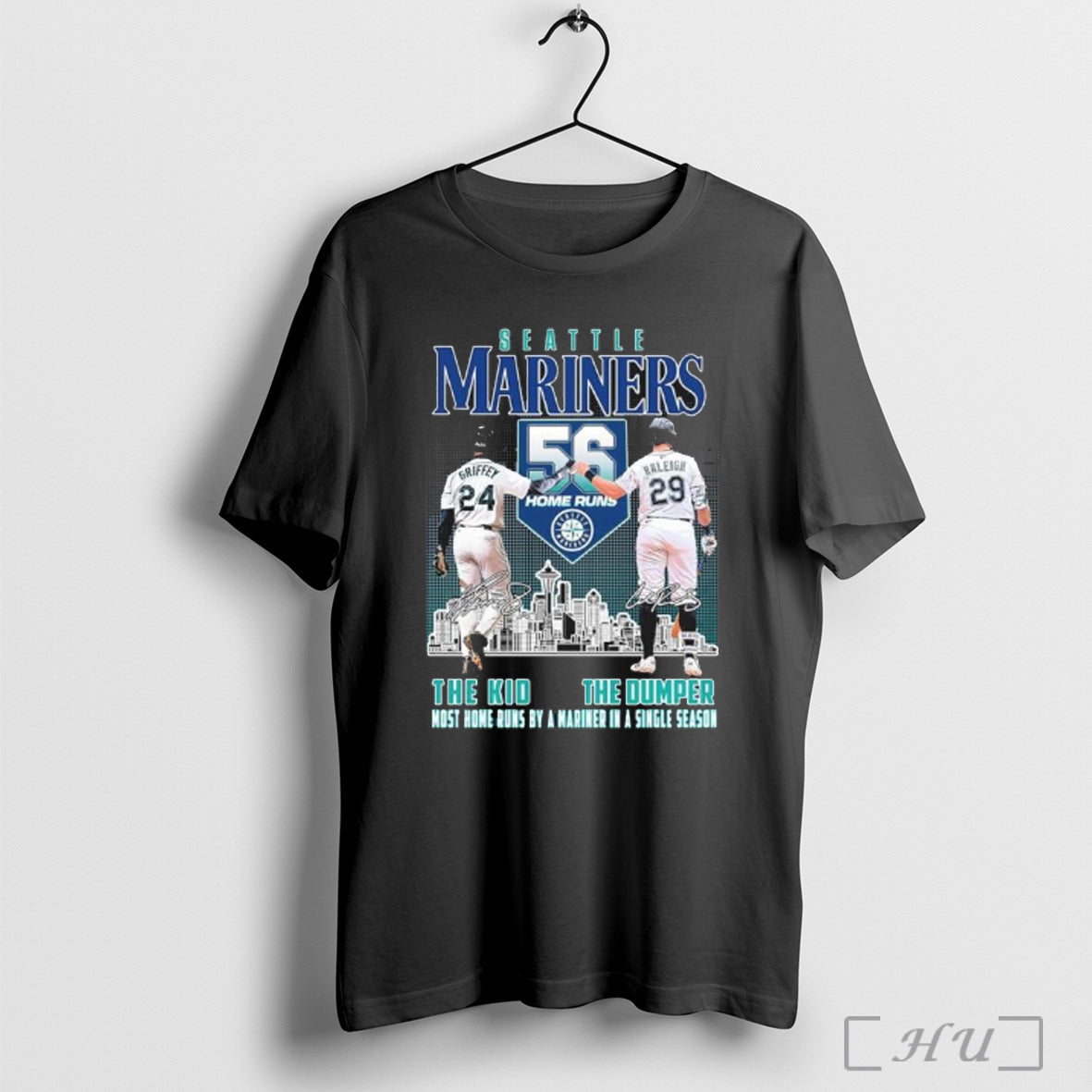 Officials Seattle Mariners Ken Griffey Jr And Dumper Cal Raleigh 56