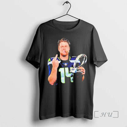 Seattle Seahawks Champions Sam Darnold Smoking Sweatshirt Vintage
