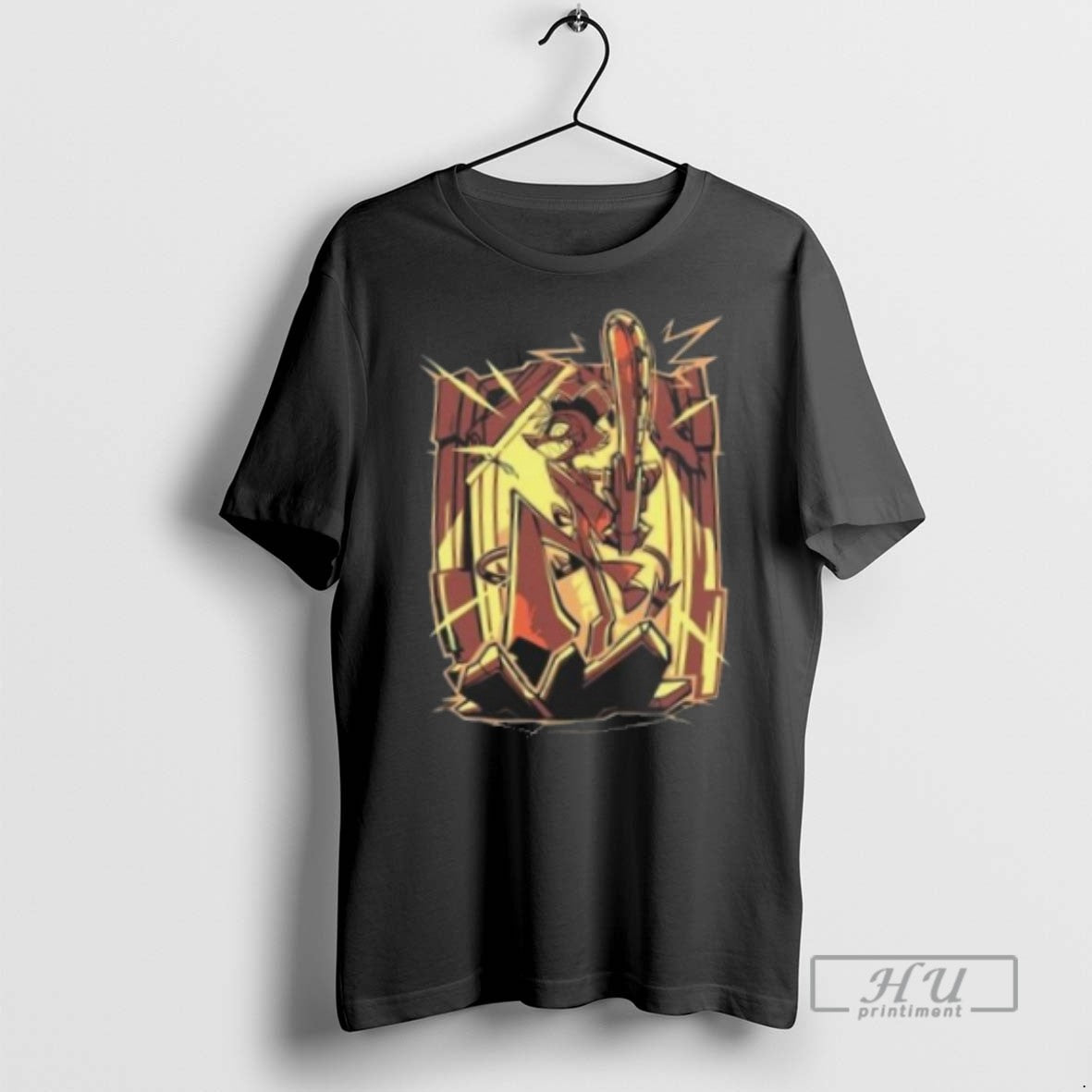 Officials Shark Robot Helluva Boss Striker Halloween T Shirts Tank