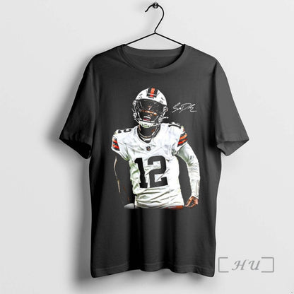 Officials Shedeur Sanders Cleveland Browns Football Debut Signature