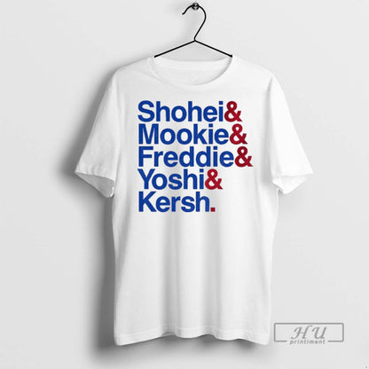 Officials Shohei Mookie Freddie Yoshi Kersh Los Angeles Dodgers