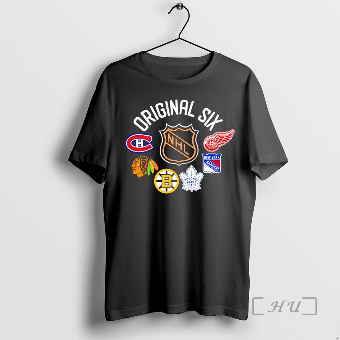 Officials Six Nhl Team Logos Shirt Elegant Apparel