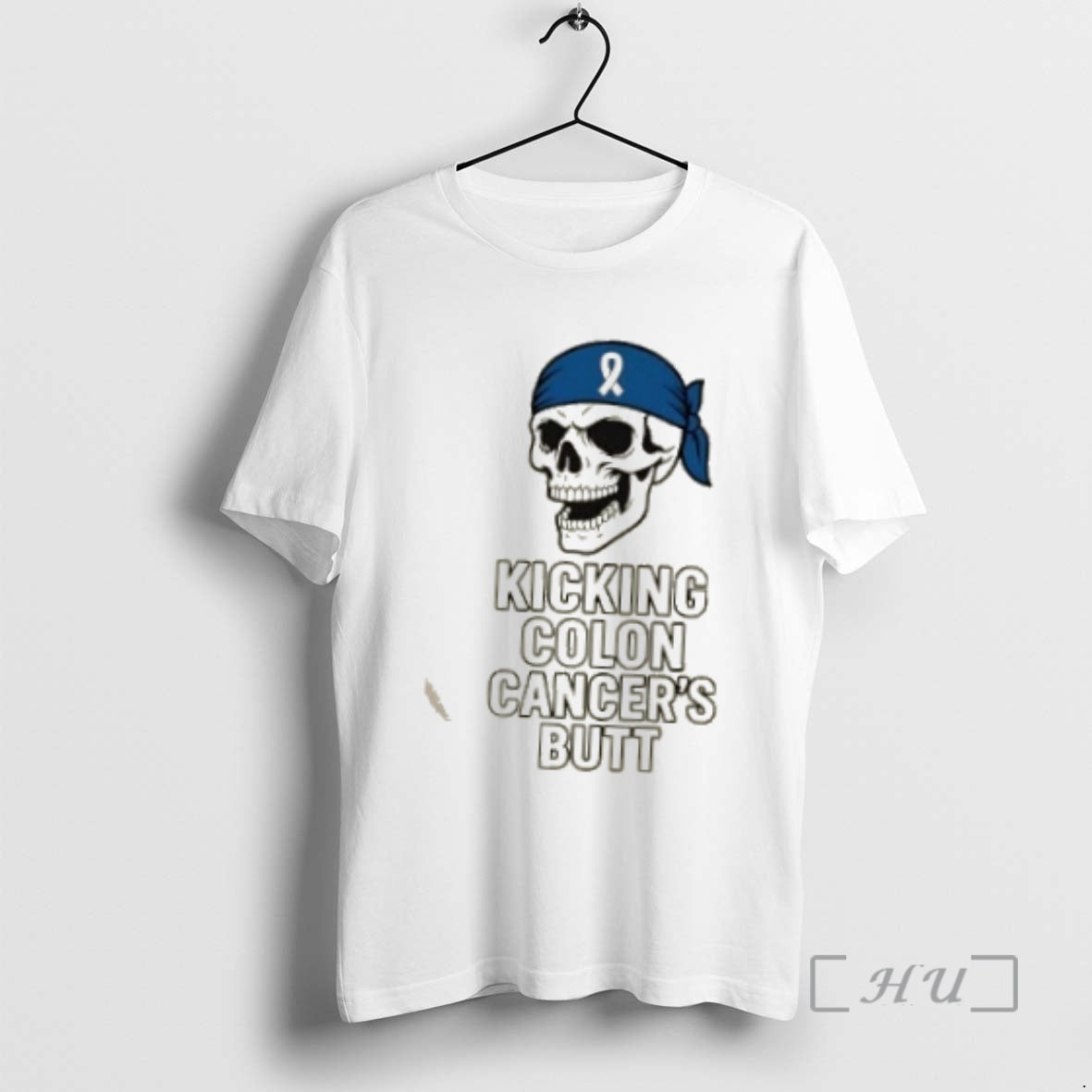 Officials Skull Kicking Colon Cancers Butt Shirt Vintage Collection