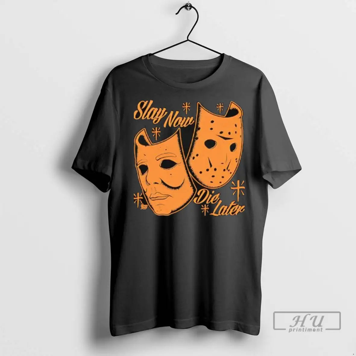 Officials Slay Now Die Later Mask Ladies T Shirts Hoodie Unique Design