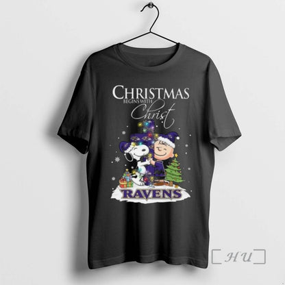 Officials Snoopy And Charlie Brown X Baltimore Ravens Begins Christ