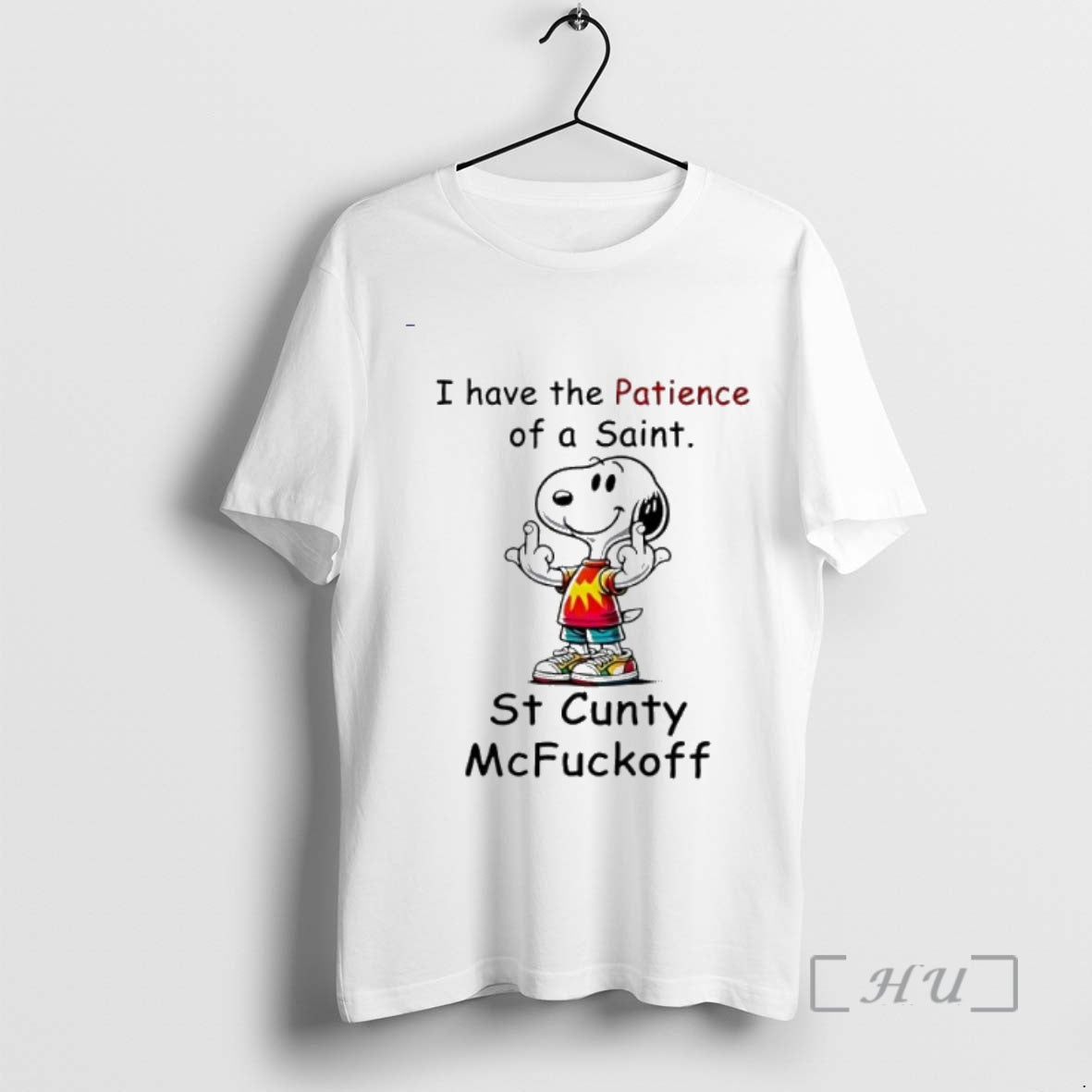 Officials Snoopy I Have Patience Saint Sweatshirt Vintage Design