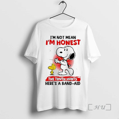 Officials Snoopy Im Not Mean Im Honest Truth Hurts Heres Bandaid