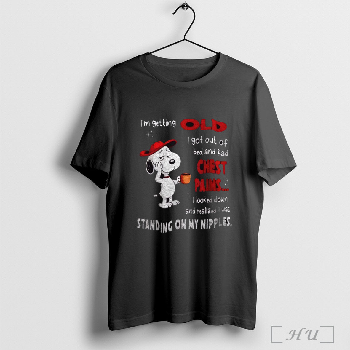 Officials Snoopy Im Getting Old I Got Out Bed And Had Chest Pains