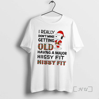 Officials Snoopy Santa Claus I Really Dont Mind Getting Old Having