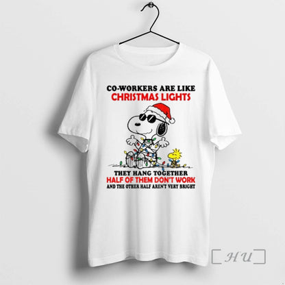Officials Snoopy Woodstock Co Workers Are Like Lights They Hang