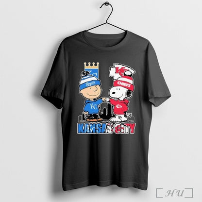 Officials Snoopy X Charlie Brown Kansas City Sports Royals X Chiefs