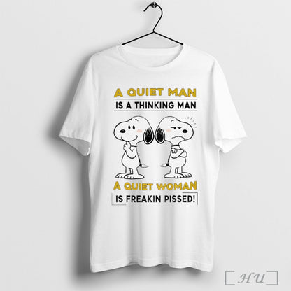 Officials Snoopy Quiet Is Thinking Quiet Is Freakin Pissed Sweatshirt