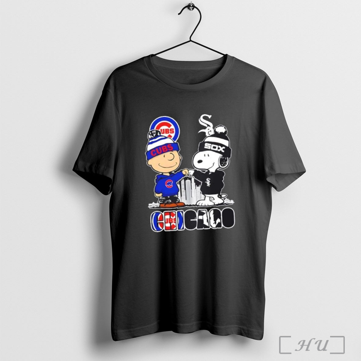 Officials Snoopy And Charlie Brown Chicago City Sports Cubs X White