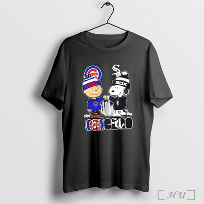 Officials Snoopy And Charlie Brown Chicago City Sports Cubs X White