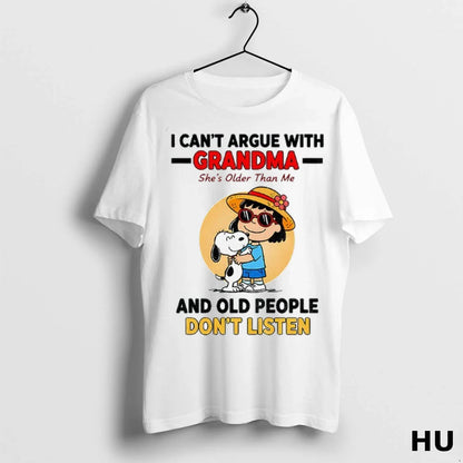 Officials Snoopy And Charlie Brown I Cant Argue Grandma Shes Older