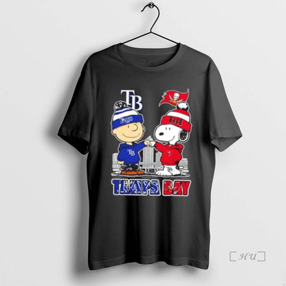 Officials Snoopy And Charlie Brown Tampa Bay Sports Rays X Buccaneers
