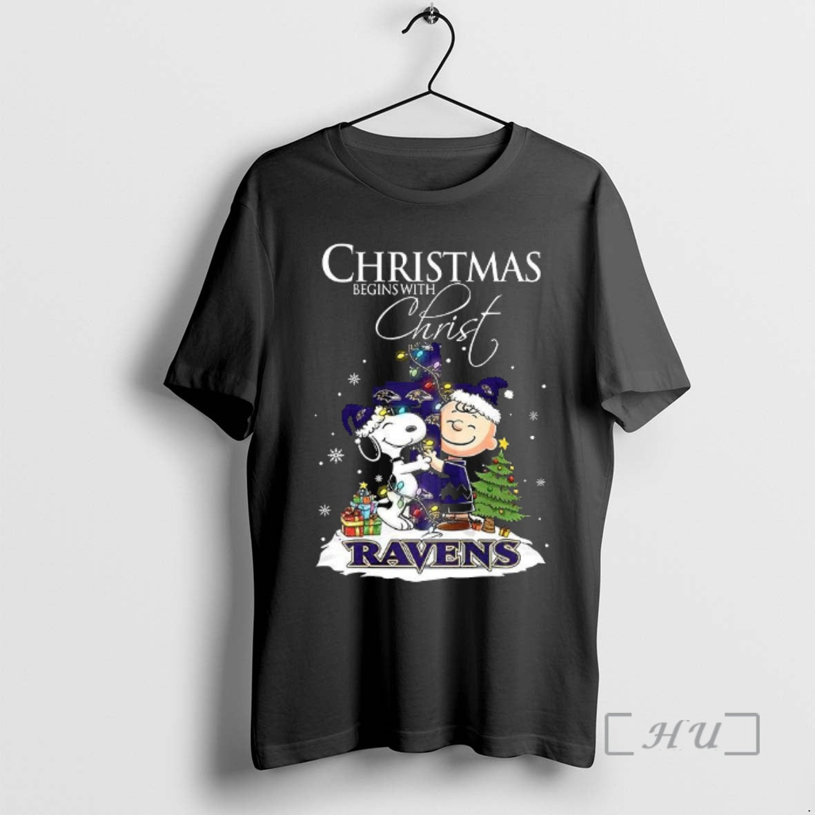 Officials Snoopy And Charlie Brown X Baltimore Raven Begins Christ